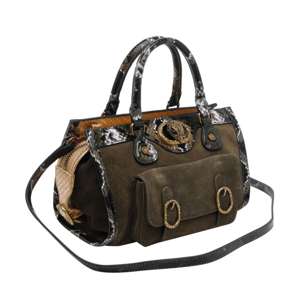 Kurt Geiger Women Chelsea Suede Satchel Bag - Picture 2 of 4